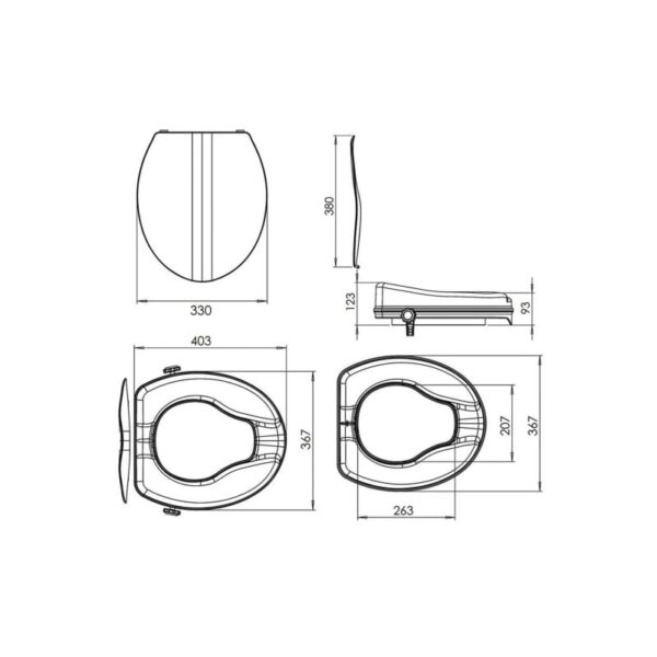 Elevador WC PMR de Oxen croquis 1