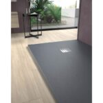 Plato de ducha de resina Basalto Doccia ambiente 8