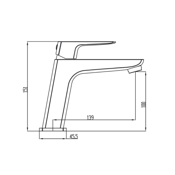 Grifo de lavabo Marriot GME croquis 10