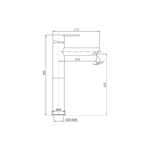 Grifo de lavabo Iony GME croquis 2