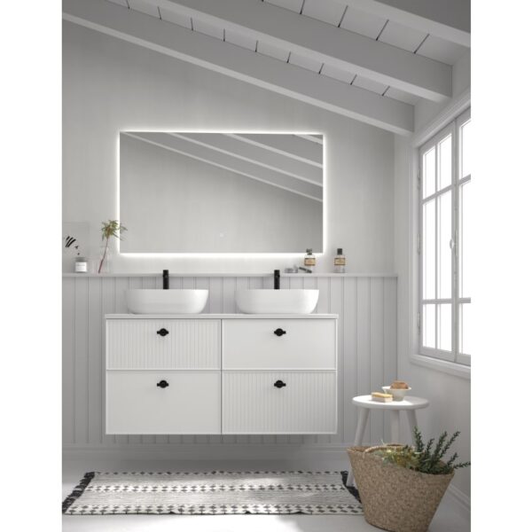 Mueble de baño con encimera de Microtec Blanca Avila Dos principal 1