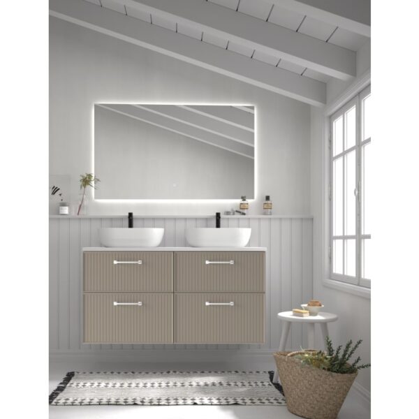Mueble de baño con encimera de Microtec Blanca Avila Dos principal 2