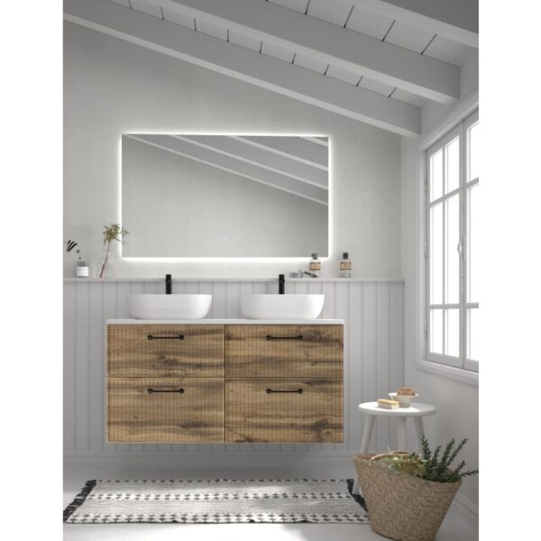 Mueble de baño con encimera de Microtec Blanca Avila Dos principal 3