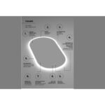 Espejo de baño con luz LED Canadá Ledimex detalle 5