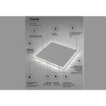 Espejo de baño con luz LED Holanda Ledimex detalle 7