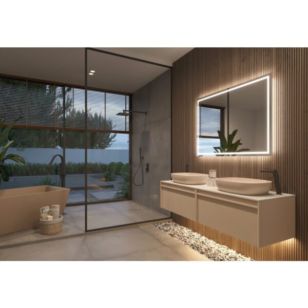 Espejo de baño con luz LED Francia Ledimex ambiente 9