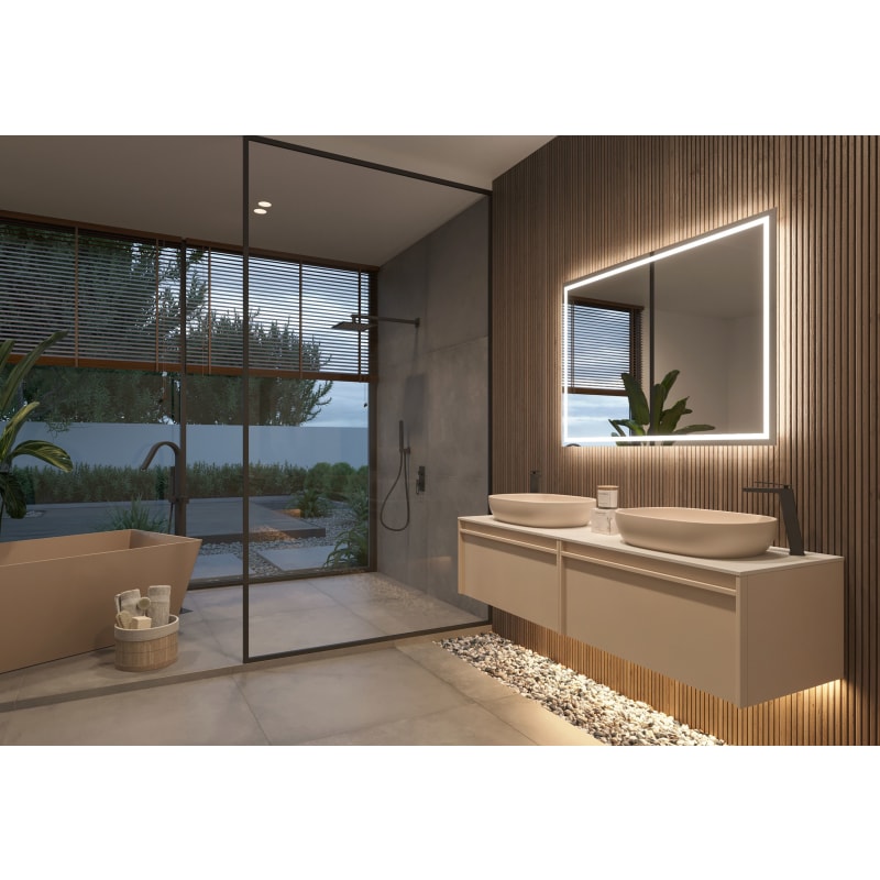 Espejo de baño con luz LED Francia Ledimex ambiente 9