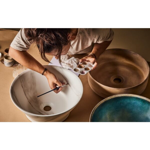Lavabo sobre encimera Corten Bathco ambiente 2