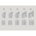 Armario con espejo Flash Coycama croquis 7