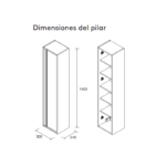 Columnas de baño Attila Salgar croquis 9