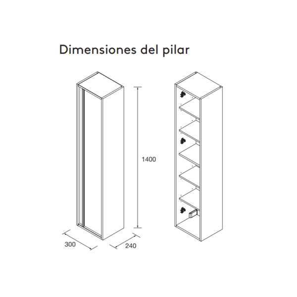 Columnas de baño Attila Salgar croquis 9