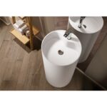 Lavabo de pedestal Chelva de Hidronatur detalle 1