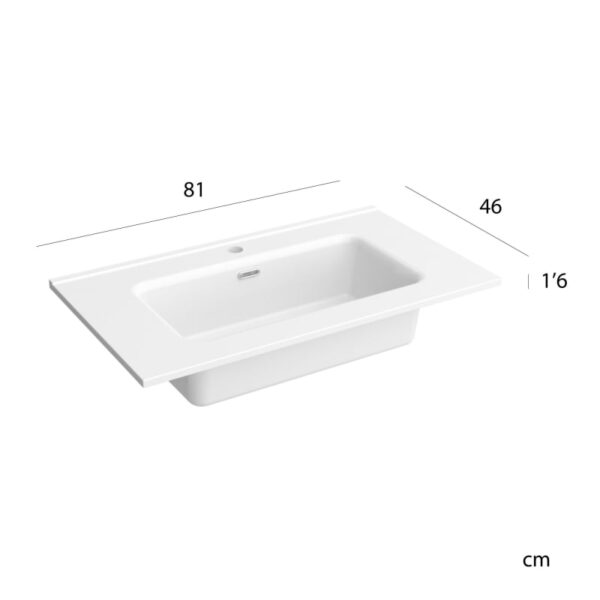 Conjunto mueble de baño Bequia Salgar detalle 9