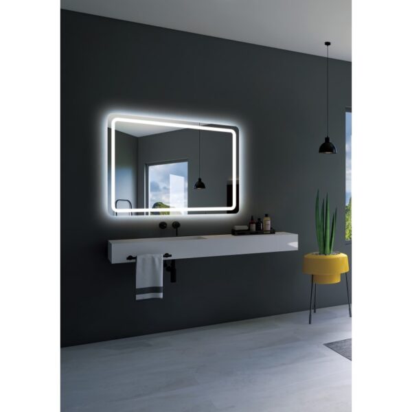 Espejo de baño con luz LED Grecia Ledimex ambiente 9