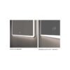 Espejo de baño con luz LED Praga Ledimex detalle 6