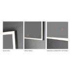 Espejo de baño con luz LED Suiza Ledimex detalle 5