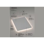 Espejo de baño con luz LED Dinamarca Ledimex detalle 6