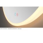 Espejo de baño con luz LED Atenas Ledimex detalle 4