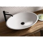 Lavabo sobre encimera Oval Coycama detalle 2
