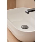 Conjunto mueble de baño con lavabo sobre encimera Deco Lux Sanchís detalle 4