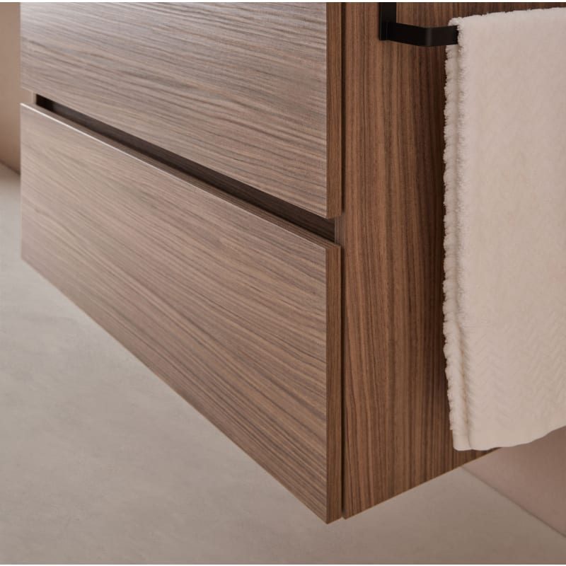 Conjunto mueble de baño con lavabo sobre encimera Deco Lux Sanchís detalle 3