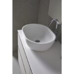 Conjunto mueble de baño con lavabo sobre encimera Nice Sanchís detalle 2