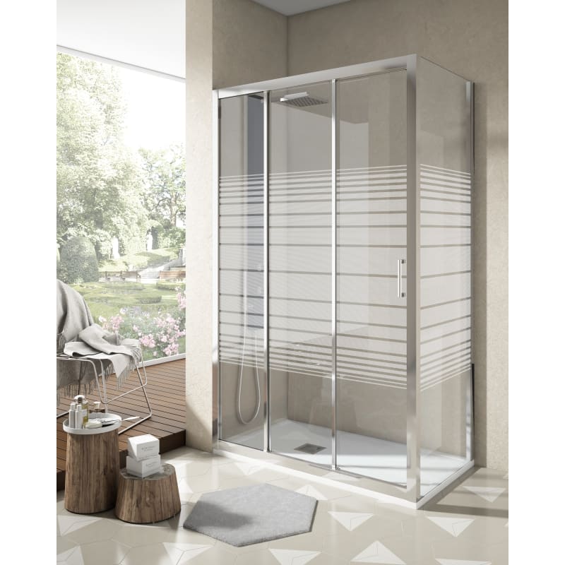 Mampara de ducha Nantes Torvisco principal 1