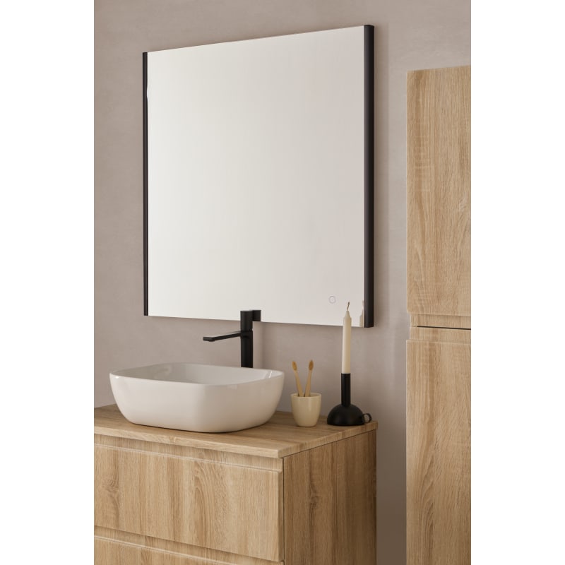Conjunto mueble de baño con lavabo sobre encimera Nice Sanchís detalle 4