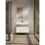 Conjunto mueble de baño con lavabo de carámica de 12 cm de alto y cajonera Nomad Viso Bath principal 2