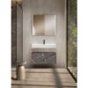 Conjunto mueble de baño con lavabo de carámica de 12 cm de alto y cajonera Nomad Viso Bath principal 4