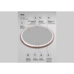 Espejo de baño con luz LED París Ledimex detalle 5