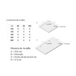 Plato de ducha de resina Canto Lateral Doccia croquis 11