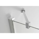 Mampara de ducha lila detalle 5