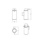 Dosificador de jabón Logic Cosmic croquis 5