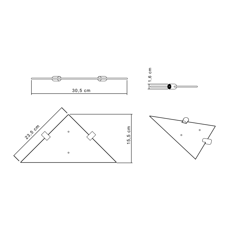 Repisa de baño Logic Cosmic croquis 4