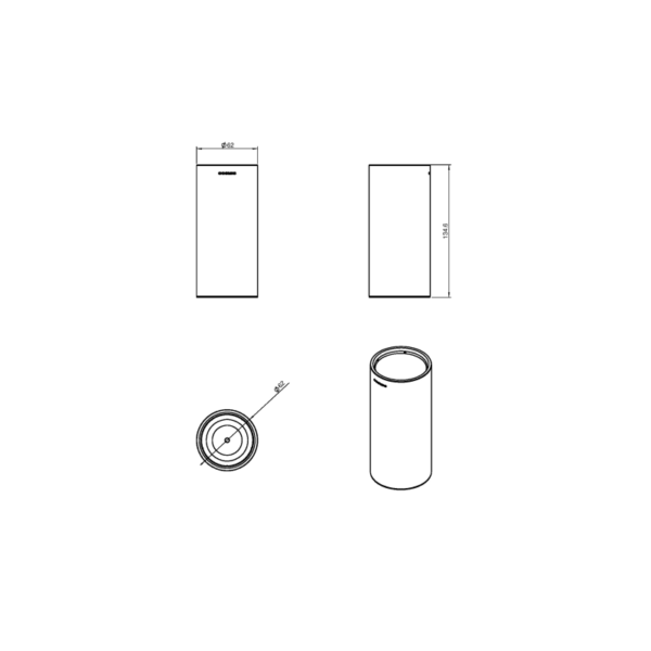 Portacepillos de baño Logic Cosmic croquis 4