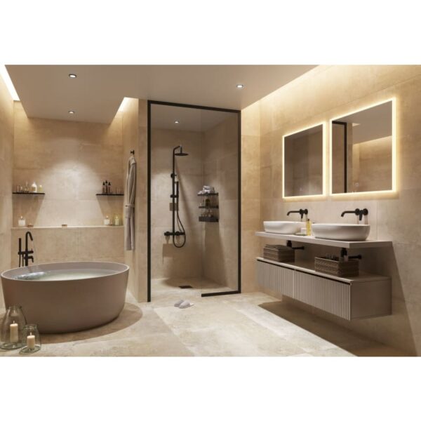 Espejo de baño con luz LED Boston Ledimex ambiente 5