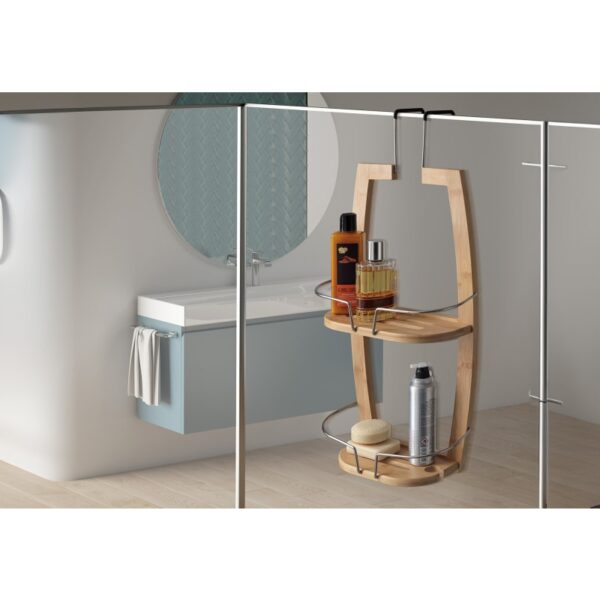 Estante doble para ducha Nature Gedy ambiente 2