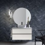 Conjunto mueble de baño con lavabo sobre encimera Hana Sanchís principal 1
