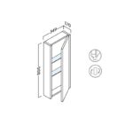 Colgar de baño Joker Coycama croquis 18