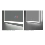 Espejo de baño con luz LED Holanda Ledimex detalle 6
