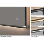 Espejo de baño con luz LED California Ledimex detalle 4