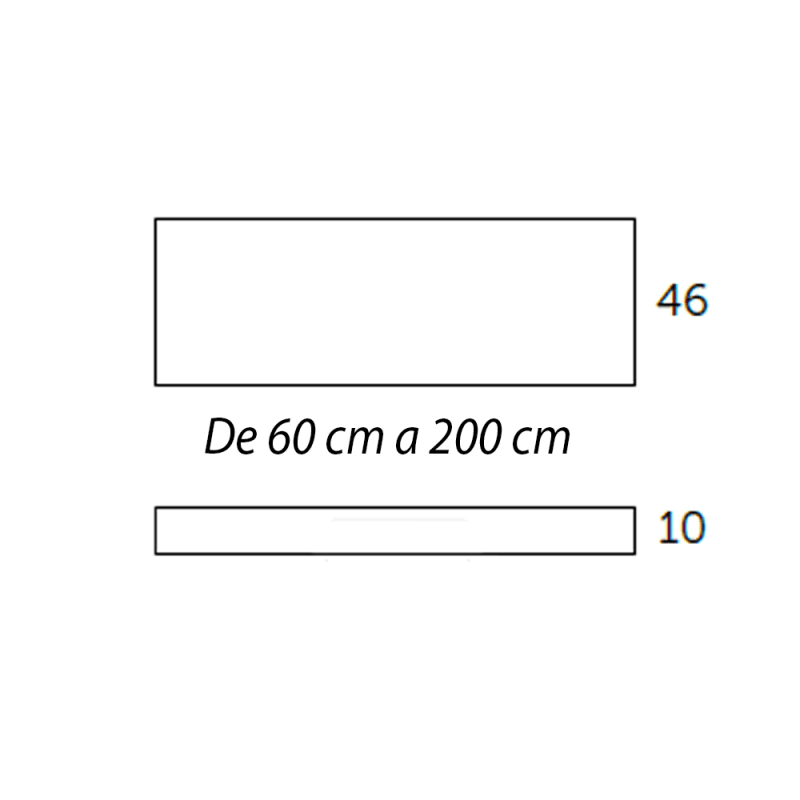 Encimera Ambar Coycama croquis 2