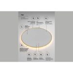 Espejo de baño con luz LED Fun Ledimex detalle 4