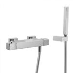 Pack grifo de lavabo + grifo de ducha termostatico Cuadro Tres detalle 2