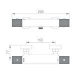 Grifo de ducha Line Imex croquis 6