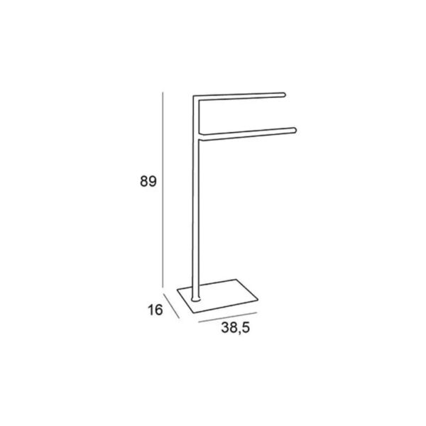 Toallero de baño de pie Bassic Manillons Torrent croquis 1