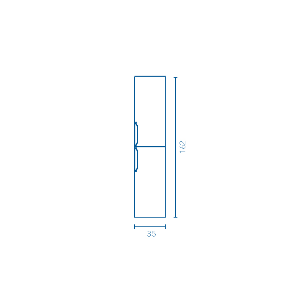 Columna de baño Wave Royo croquis 6