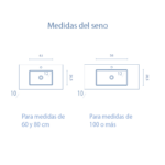 Lavabo suspendido Sky Royo croquis 3