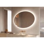 Espejo de baño con luz LED Oval Ledimex principal 1